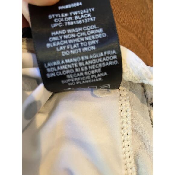 Lot of 2 Plus Size Swim Tops 16W 18W Time and Tru & Catalina‎ Polka Dot Ruffle - Picture 6 of 14